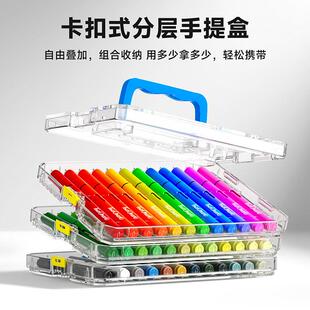 直液式84色儿色童小生可水洗无品牌/不透可叠色水彩4笔画画笔学8