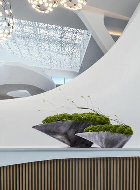 仿真绿色果子高端花艺插花酒店大堂绿植假花卉摆设轻奢新中式摆件