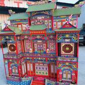 10型殡葬白纸楼房事纸扎纸别墅祭祀用品冥房竹架灵屋包957邮6冥屋