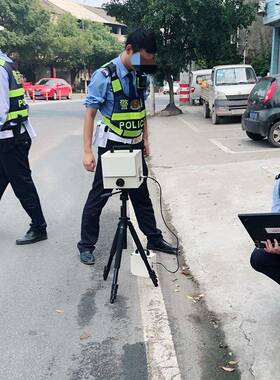 智能交通测速仪HT3000A移动便携式高清雷达测速仪超速自动抓拍