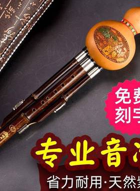 专业演奏葫芦丝天然3音紫竹降b/c/g/f/A调初学小d学生零基础乐器