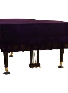 金绒不钢琴套钢丝琴罩三角钢琴罩YD18081（套含凳）