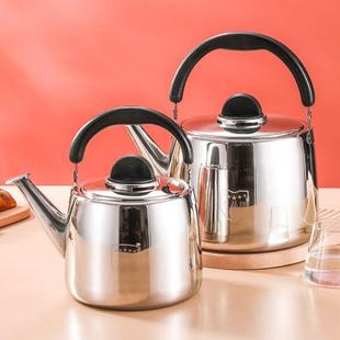 不锈钢加专汤壶锅店用大容量宽火烧278口商用水壶鸣笛凉茶壶泡茶