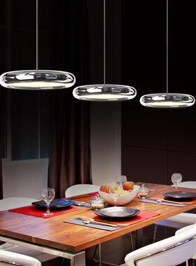 包豪斯三约头餐网厅灯吊极简饭49478厅灯简现代岛台吧台红国王湖
