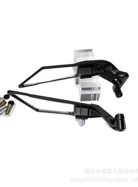 温州镜摩ZS-E28托车叠后视镜改适用于8mm/10m装m孔折径反光倒车镜