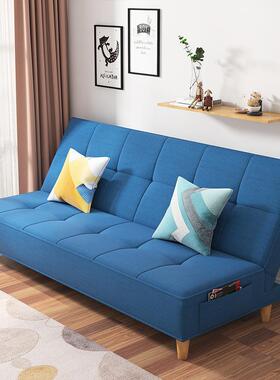 布沙小户型客沙发床厅出租房XIV公寓服装店简易折叠床两用单发双