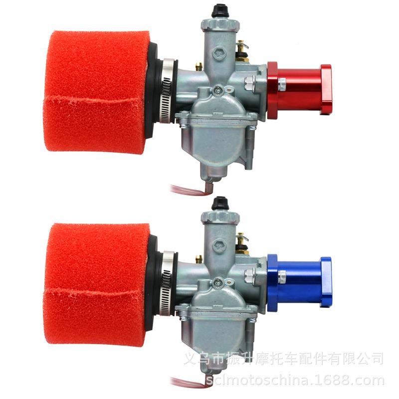 卡丁车212ccGX2006.15hpCT20UKT96进气0管空滤VM22化油器VM22+38m