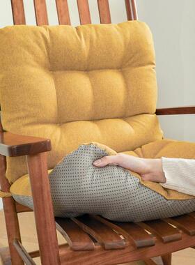 纯色简约棉麻坐叠垫加通厚LTZD-C11办公室坐午睡垫靠背一体折摇椅