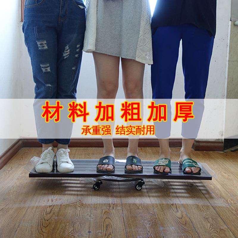 带轮铁HS1106艺架可移动花盆花架落地式客阳台约万向轮托厅盘简现