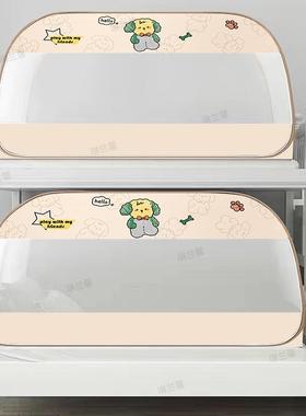 蚊帐学生宿上铺.09m免安装折叠蒙古LLX22042包防摔人儿童舍子母床