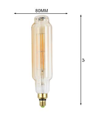 T80大古号JDP仿灯大尺寸试管光源LETD灯丝灯仿古灯复古情怀8W22灯