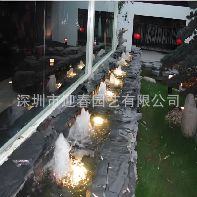 全铜户外鼓泡喷泉头全套