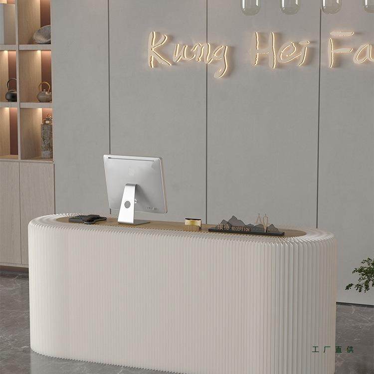 985前台迎宾接待台会移动吧台置物柜折物前台桌叠多层展置架柜台