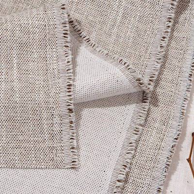 新款棉麻布料高端系HQN列抱沙发面料纯色粗麻亚麻沙枕发布料整批