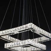 轻奢吊客灯厅灯529现代简约厅灯创意不餐锈钢厅个性 卧室灯饭水晶