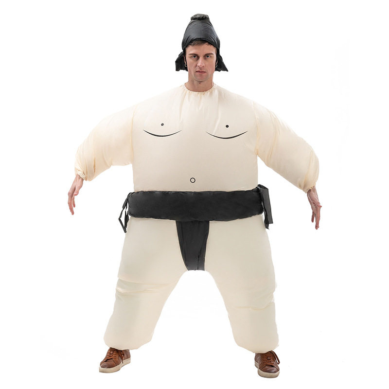 儿童成人相扑充气服角色扮演搞笑演出服卡通人偶胖子表演道具玩具