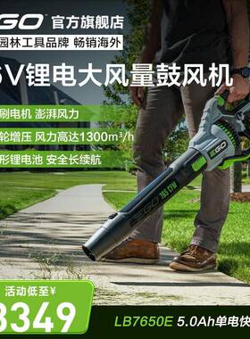 EGOV5JHH6锂电ego吹风机鼓风机LB洗650E吹叶机充7电手持式吹尘机