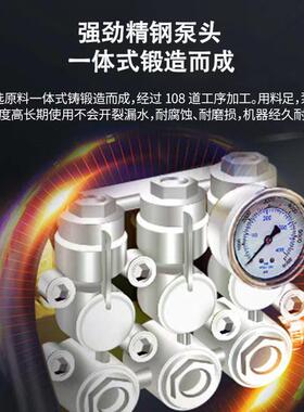 洗车机高a压商用斤500486公清工业工地喷砂除锈r大功率洗机洗车泵