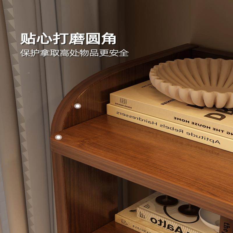 实木转角书收RDW落地柜置物架一体靠墙储柜纳柜子学生家用物简易,电子元器件市场,其它元器件,淘宝优惠券,粉丝福利购,淘宝优惠卷