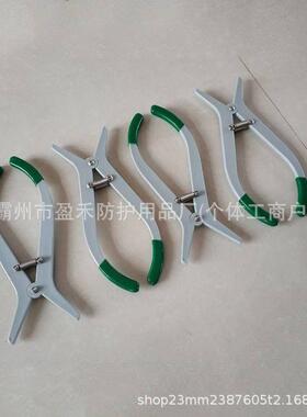 D检GTJ01电工杆夹带电修灰色绝缘电夹240mm-大SES口径电杆包毯夹