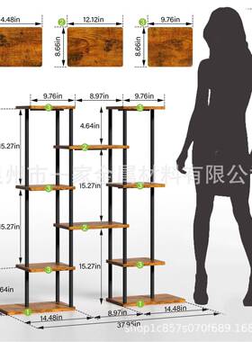 室内植物支示植架六层金属物架角落物花BUL架展植架落地式花架