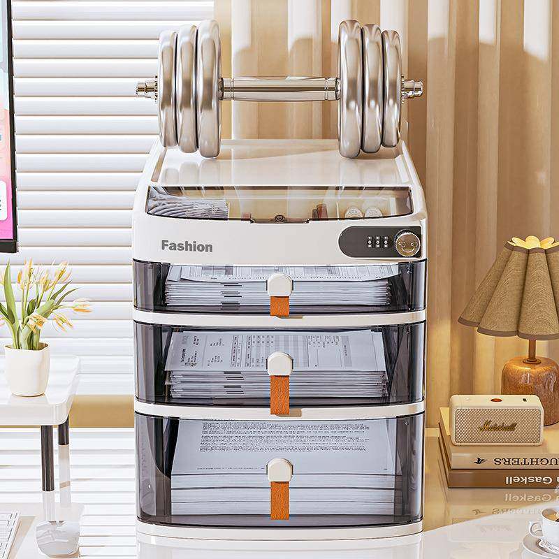 文件柜办公桌面抽多层屉收纳文件档案贵重物品加8883厚盒密码收纳,文具电教/文化用品/商务用品,桌面文件柜,淘宝优惠券,粉丝福利购,淘宝优惠卷