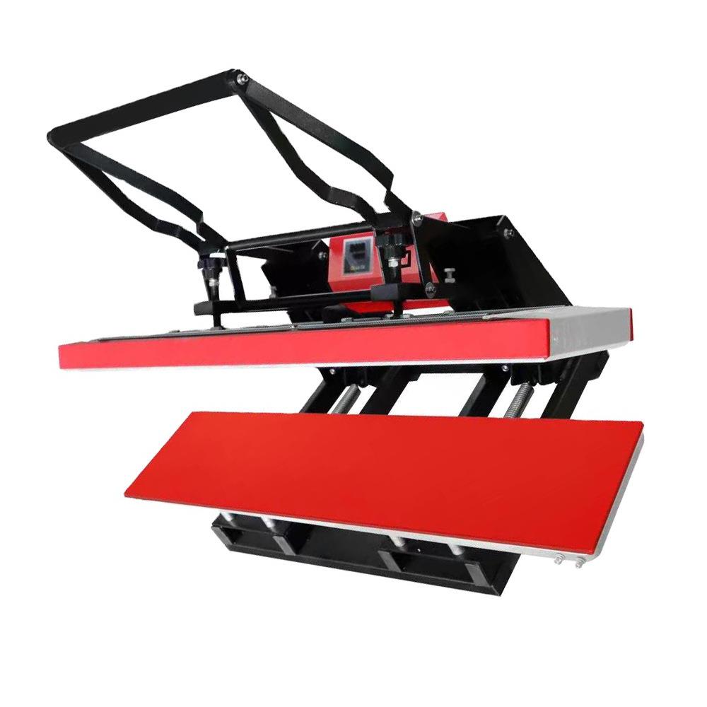 手动热转织带烫印画机器印花机设备2KTE5x100CM上带下发双面热织