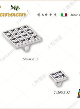 C4anaan手迦南原装意大利进口欧式古典抽屉柜2门水晶拉200LEV型号