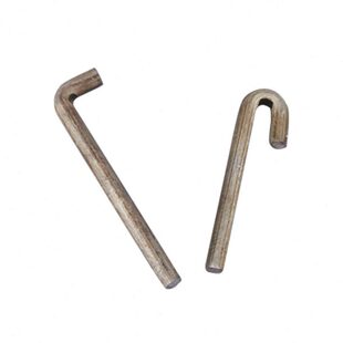 L型钢制挂钉电阻带耐高温炉钉砖炉电炉丝钩钢制挂钩7字钢钉耐火钉