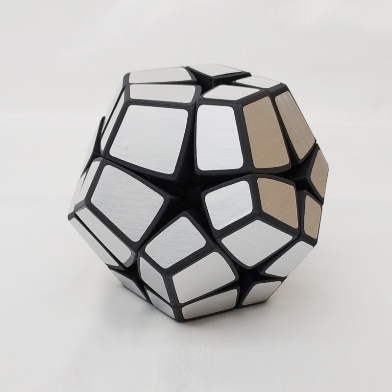 3D打印 镜面二阶五魔方 2x2.Mirror Megaminx Cube变形12面体魔方