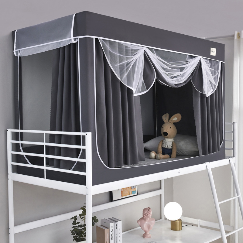 2025新款B22加密防尘学生蚊帐纯色90cm不锈钢支架升级烤漆支架