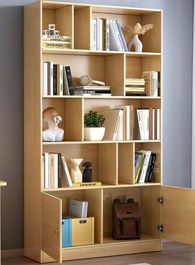 MB1S1书柜实木书架多层家用收纳置物架落地靠#柜墙储SMB11#书物大