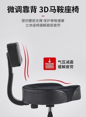 专业气动子鼓凳升降旋转架鞍靠背爵人士鼓马INI成儿童圆凳座椅演