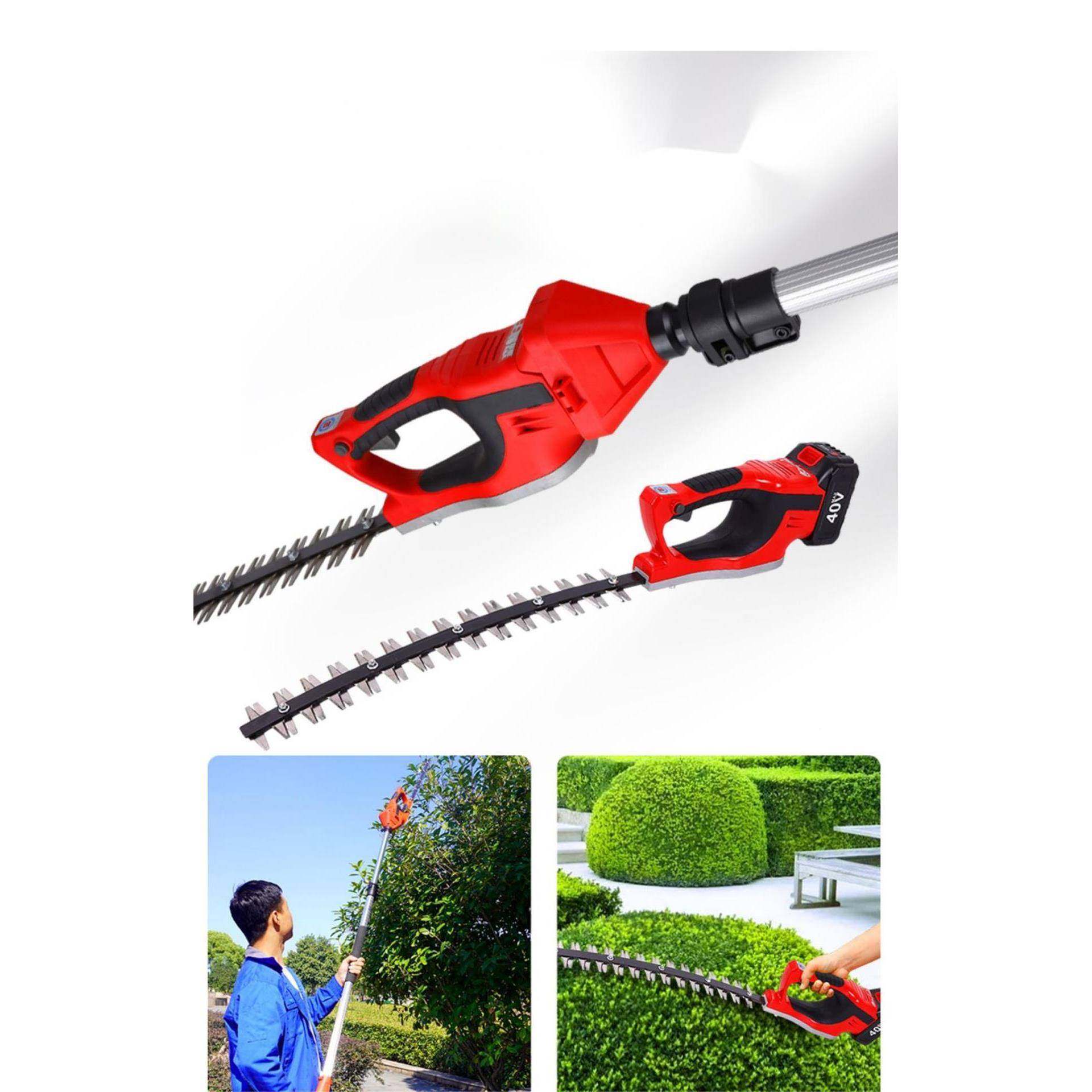 兴虎40高枝篱机电绿动修枝锯锂V修枝剪加长伸缩杆高电FRL空修枝剪