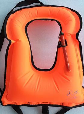 成便携口吹充气式VTZ救生衣户人外色救生衣多款颜式可选