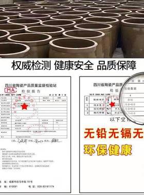 腌菜缸瓷式缸盆家用老大水VLJ缸坛子储水陶密咸菜罐酸菜小酱缸封