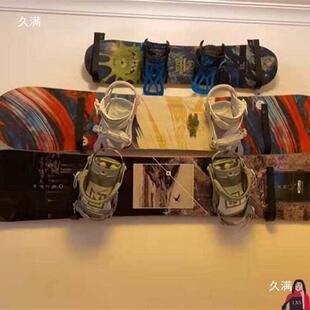 滑展示t$*&$*&u架冲浪长板挂架板上多层墙壁挂纳滑雪橇板收货架整