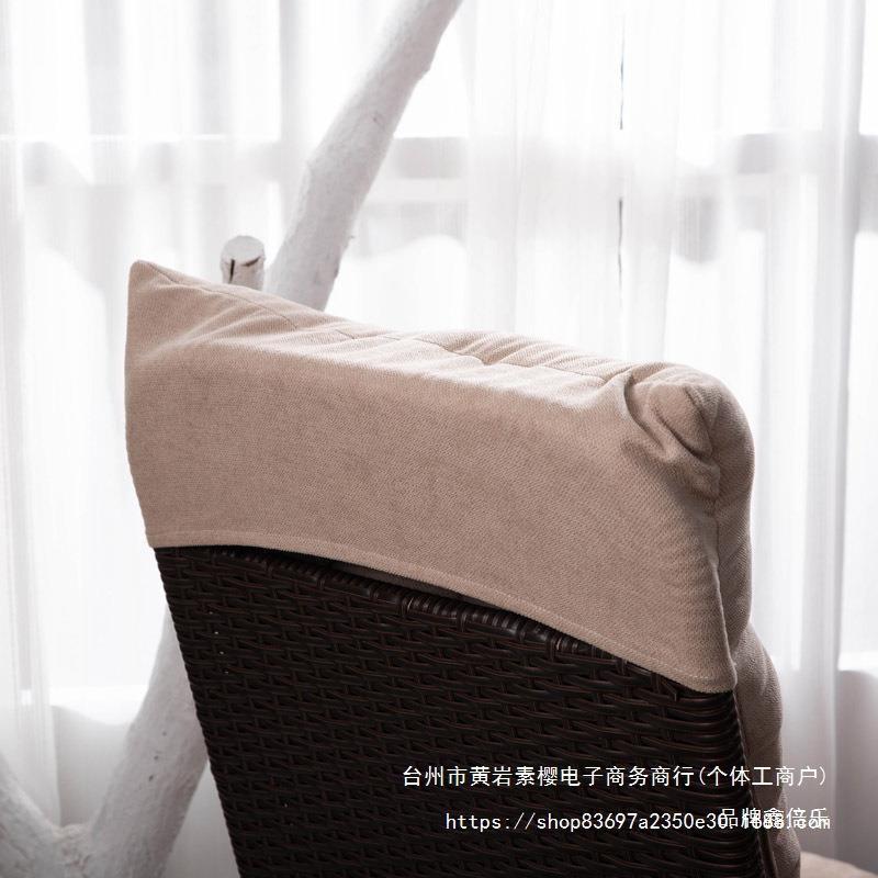 垫加厚晨诗夜语新款摇椅坐秋冬季通用沙子发靠背摇椅垫89588躺垫