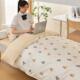 直播爆款 学纯生宿舍床棉品单三件套全棉NPU床单被套床垫人床六件