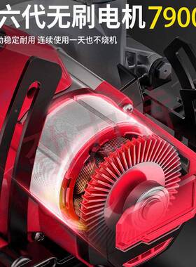 大功率单手锯6寸木5.5寸BHW电锯带灯锂电圆盘圆锯石材机切割工手