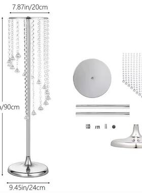 欧式铁艺TNI婚礼现镀场布置花电金酒架店主桌亚克力婚庆引婚路庆