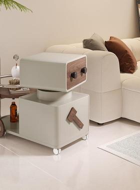 功能移边动茶简约家用小户型现几代ZNO客多厅几沙发边柜升降旋转