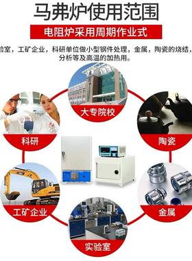 温马高弗炉电阻炉实室热处理坩埚退火淬火工业马ERX验一沸体电炉