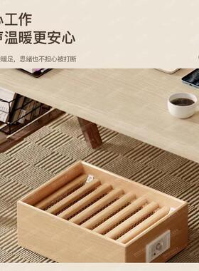 实深48D桶取电暖器家用木电火桶桌下电暖器冬季电烤火烤脚省烤炉