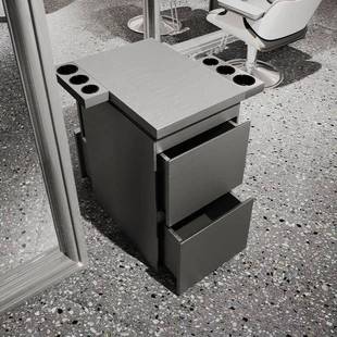 款新理发店不锈钢工具柜发型师柜带抽屉式美店咨询客服子发发廊专