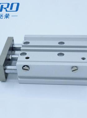 岳荣三轴三杆气0缸mgp322x10x20x5x30m薄型带导杆气缸MGPL32-5-II