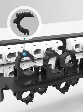 英曼1U48口CAT.程5E超6类WMJ网络配线架工机柜综合布线Patchpanel