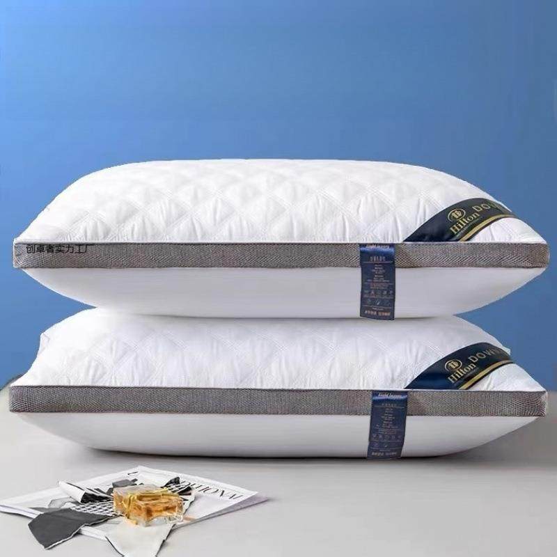 芯枕头大人单人成人枕高丝家用套创卓者实装羽绒软枕芯一对装,床上用品,U型枕/便携枕,淘宝优惠券,粉丝福利购,淘宝优惠卷