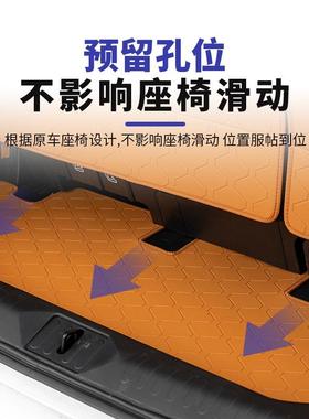 山23-25LDR款高用7/8/9后背箱垫专尾箱垫三排座靠背保护椅垫汽车