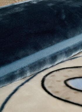 拉舍OXK尔双毛毯加厚层被子单盖人双人保暖珊瑚绒秋冬加绒婚床单